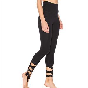 Beyond yoga ballerina lace up leggings